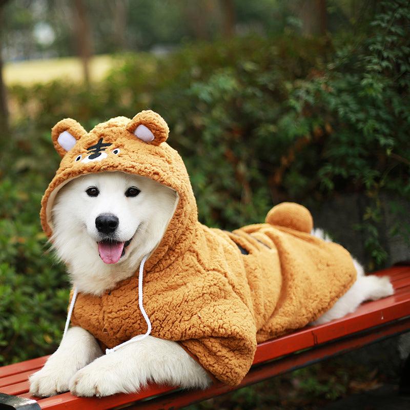 Verdickte Haustier-Herbst- und Winterkleidung für mittlere und große Hunde