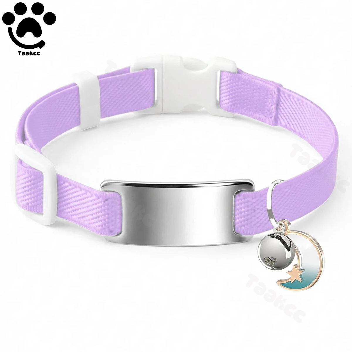 Elastic Cat Collar to get engraved
