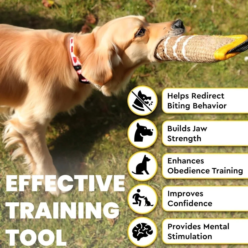 Dog Training Toys Outdoor Interactive Tug of War Training Bite Stick  Used as Pet Supplies for Training Medium to Large Dogs