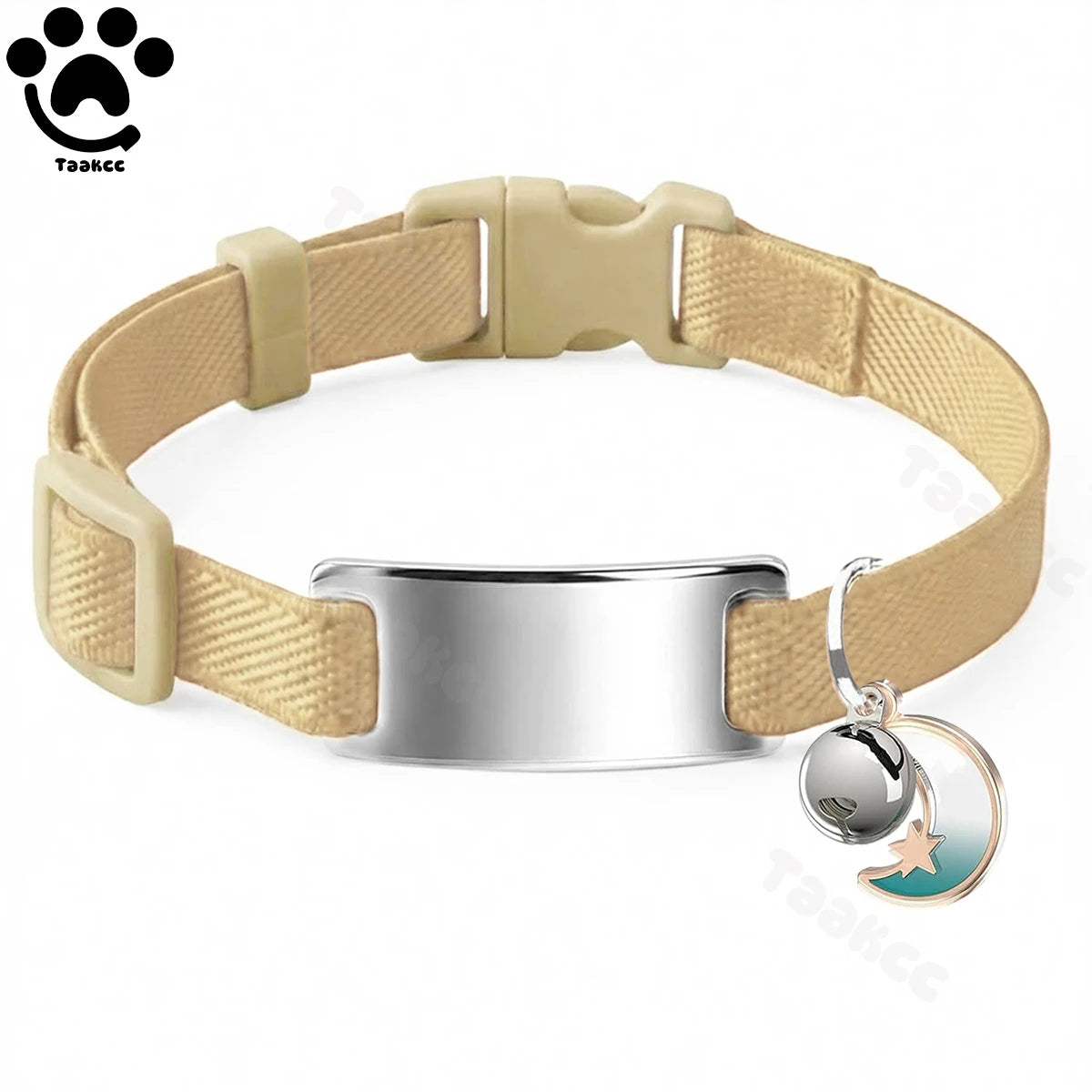 Elastic Cat Collar to get engraved