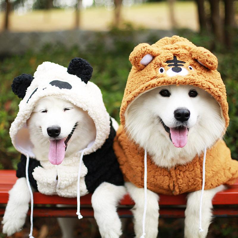 Verdickte Haustier-Herbst- und Winterkleidung für mittlere und große Hunde