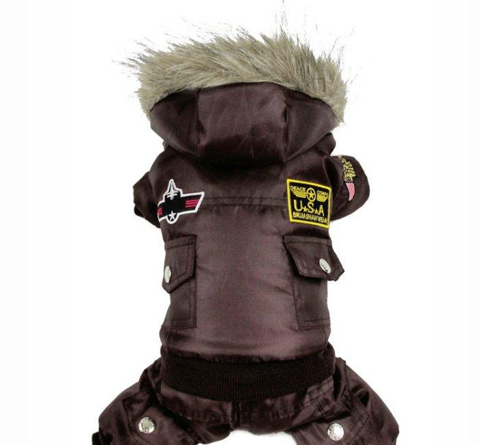 Air Force Winter Dog Coat