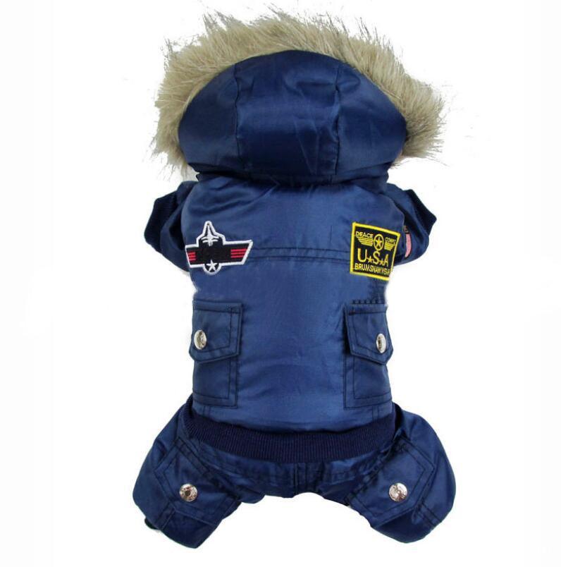 Air Force Winter Dog Coat