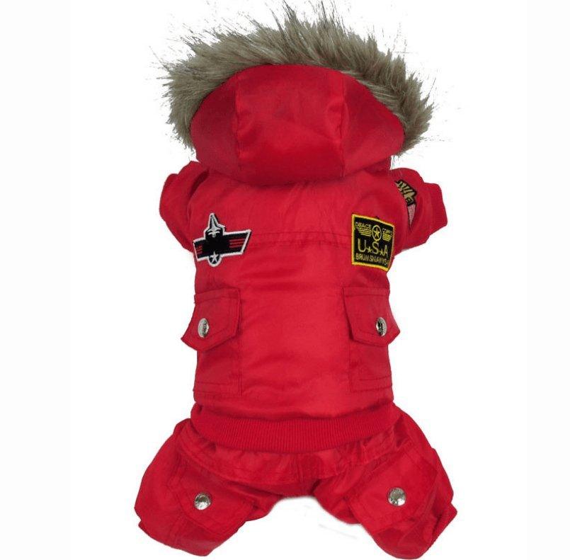 Air Force Winter Dog Coat
