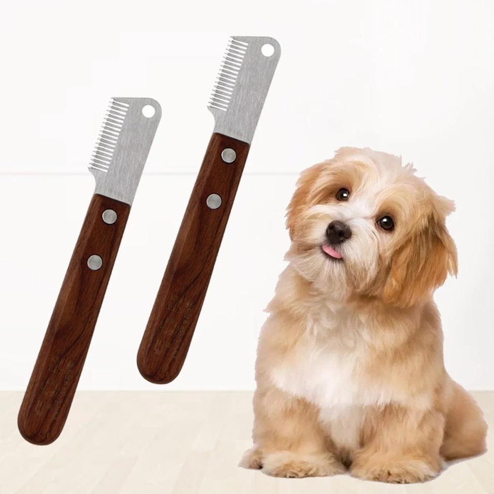 Hundehaarentfernungsmesser Haustierpflege-Werkzeug Fellkamm Hunde-Zubehör